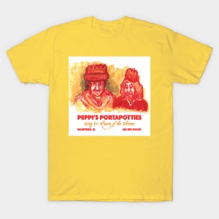 Peppi's Portopotties are King and Queen of the Throne T-Shirt